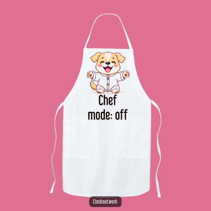 Funny Dog Chef Pajamas Apron: Cook in Comfort and Style