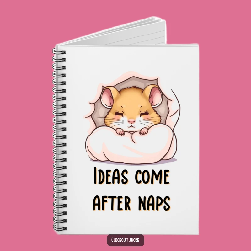 Funny Dormouse Sleepy Notebook: Jot Down Dreams in Comfort